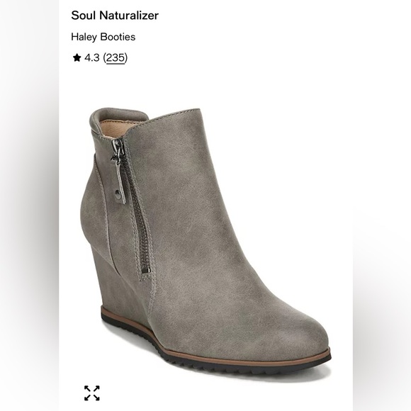 Soul Naturalizer Haley booties light gray size 6.5 🩶🩶 - Picture 2 of 12
